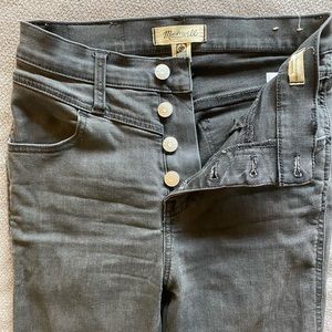 Madewell High-rise Roadtripper black button up